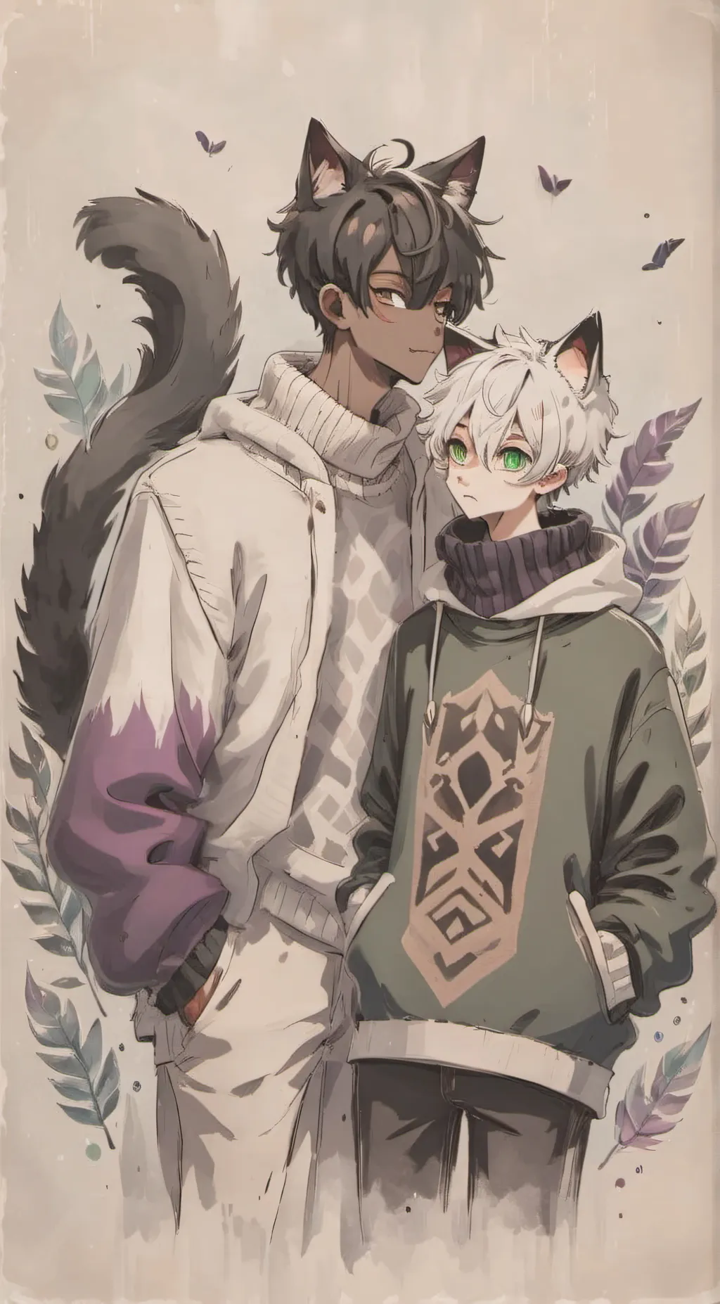 ai character: Dave and June background