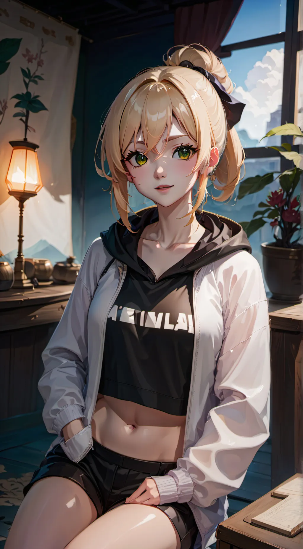 ai character: sayori chan background