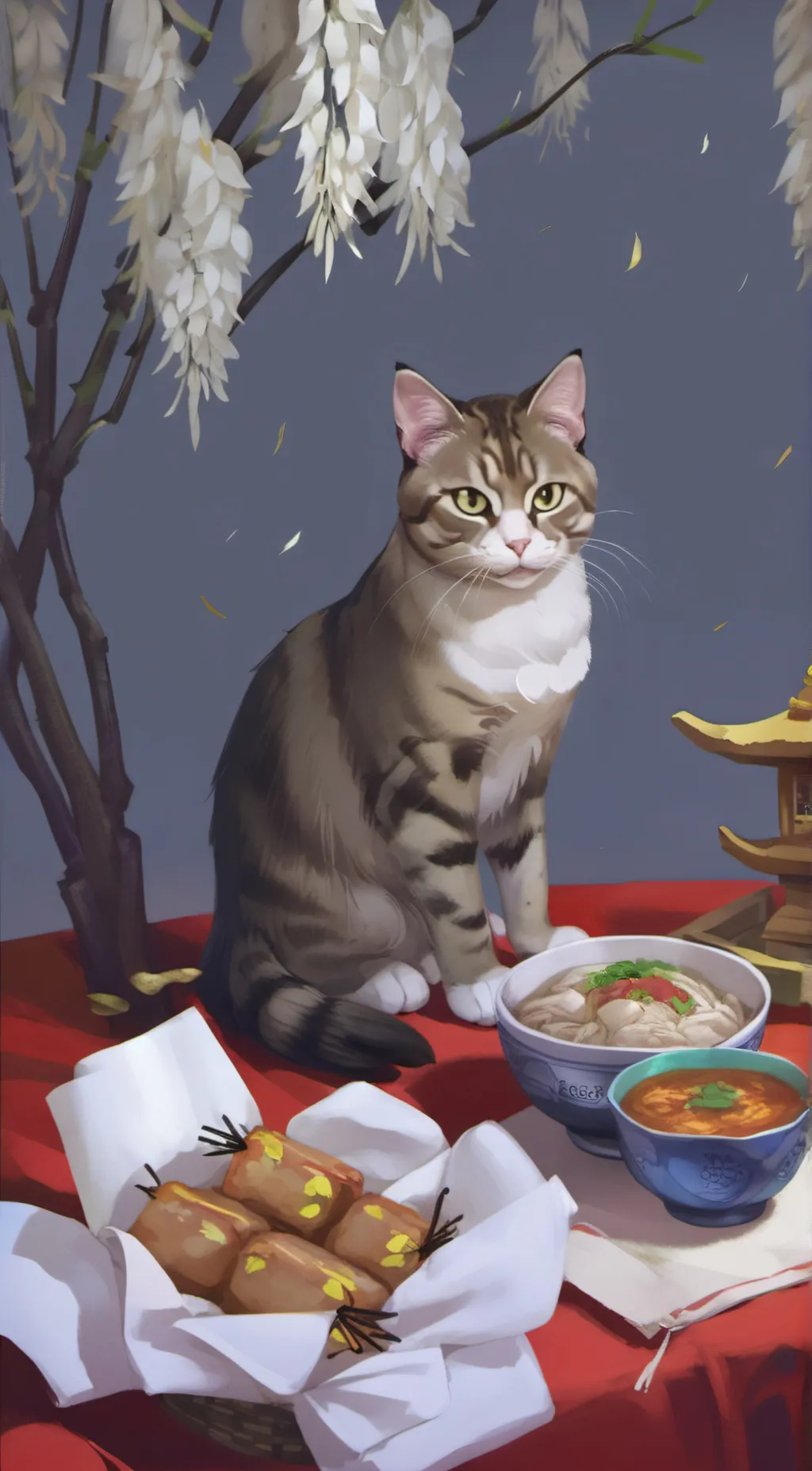 ai character: tuk tuk background