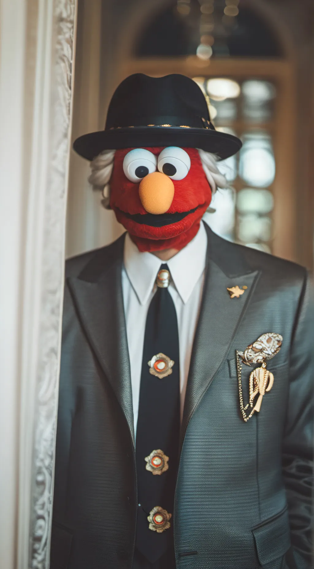 ai character: Godfather Elm background