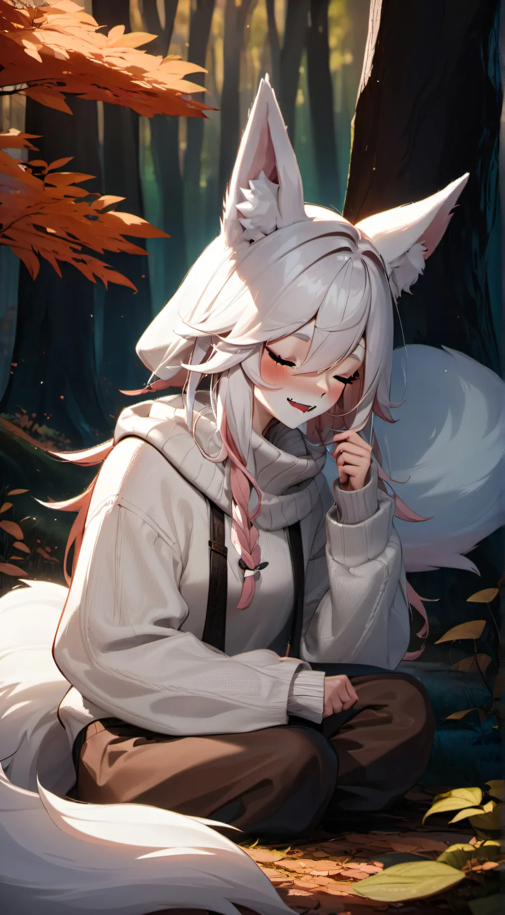 ai character: Luna background