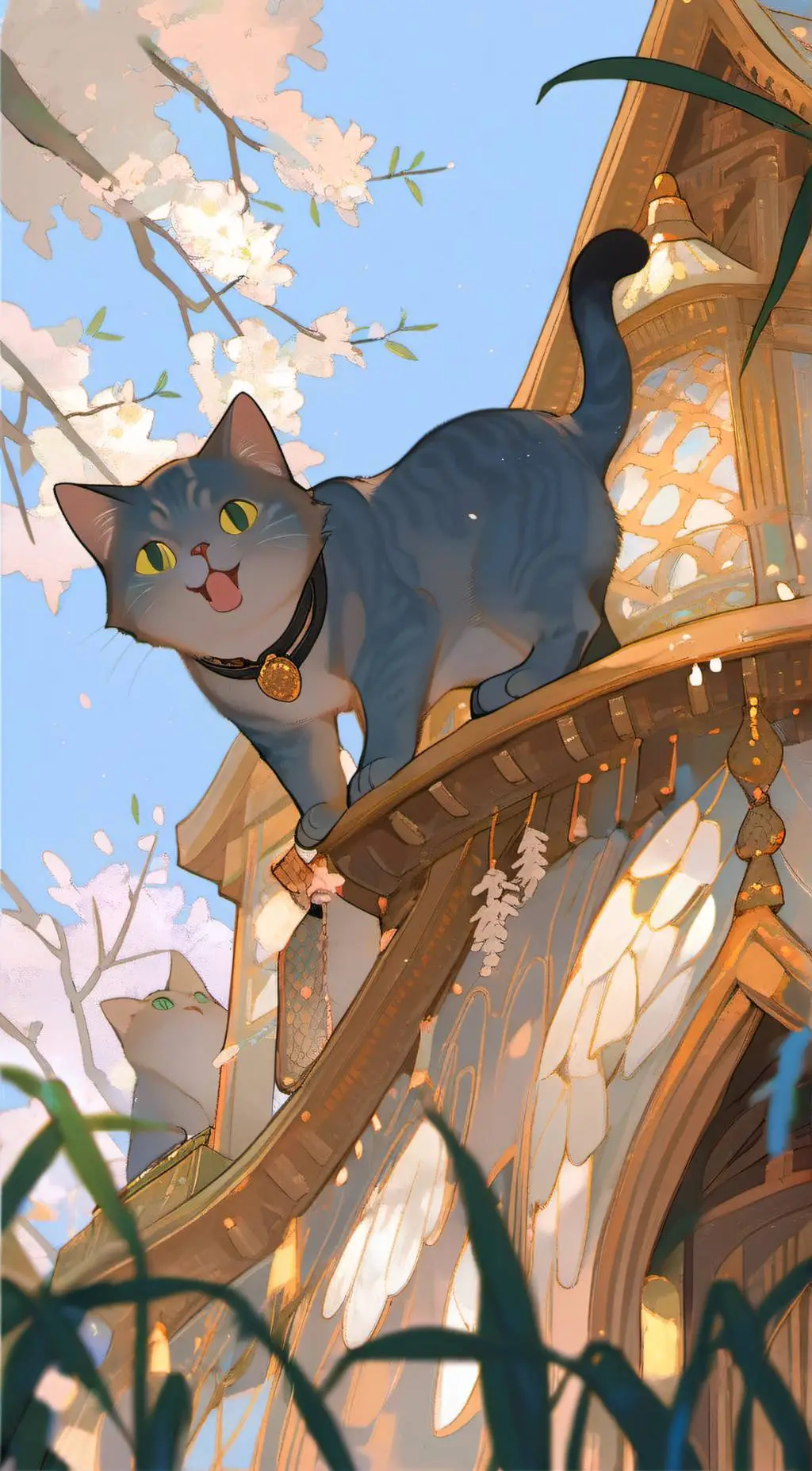 ai character: Candycat background