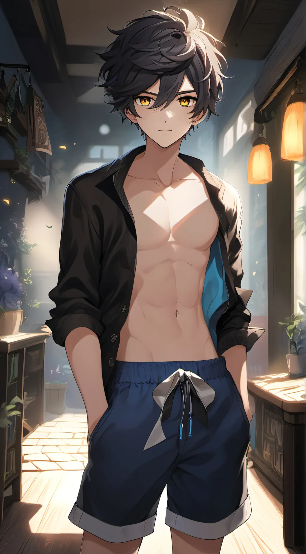 ai character: Michael  background