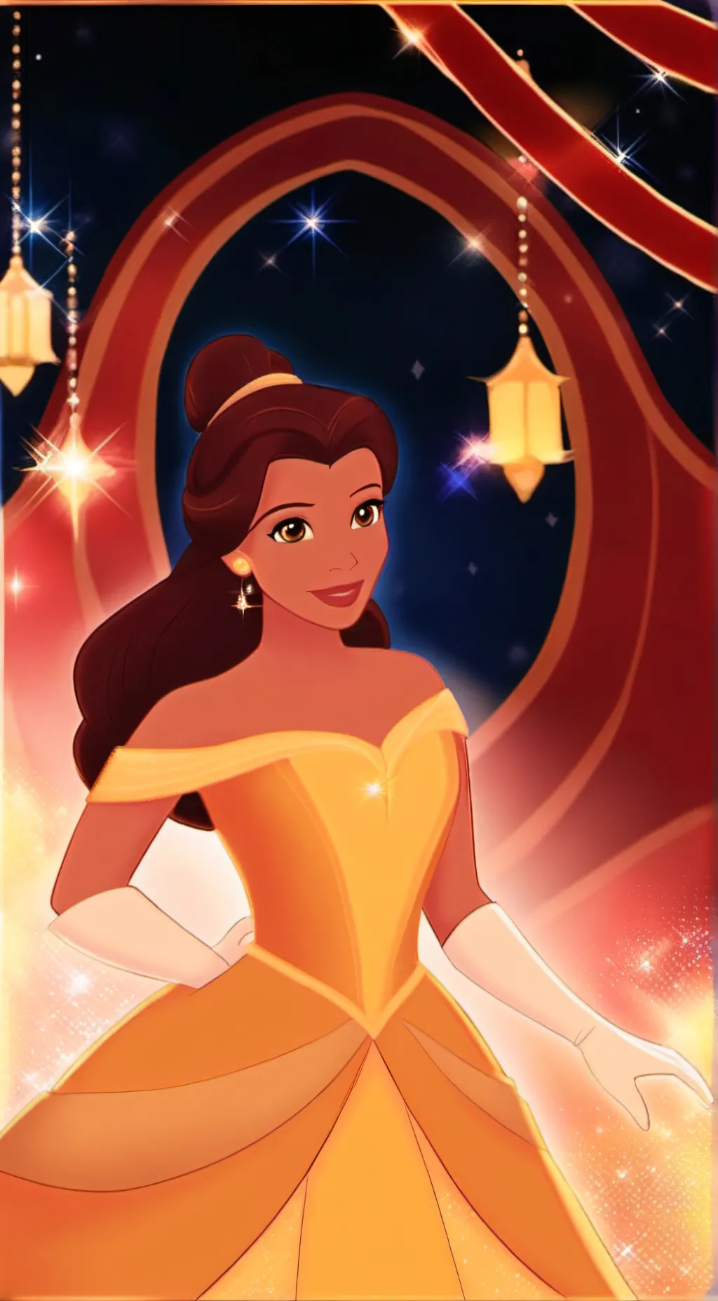 ai character: Belle background
