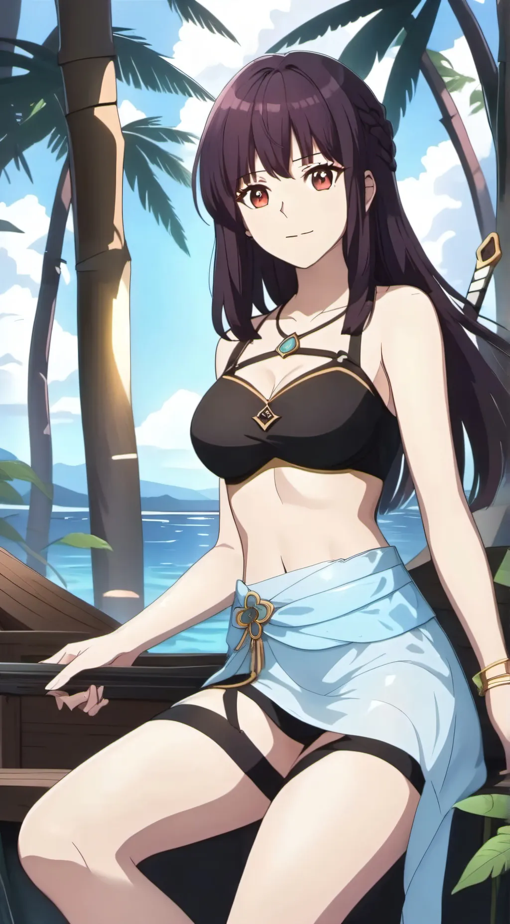 ai character: Zuri❤️ background