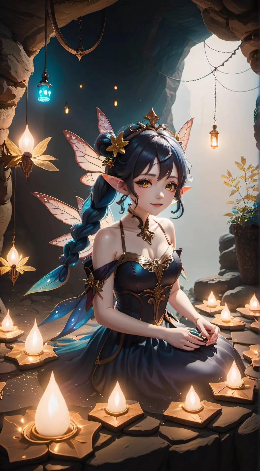 ai character: Reina background