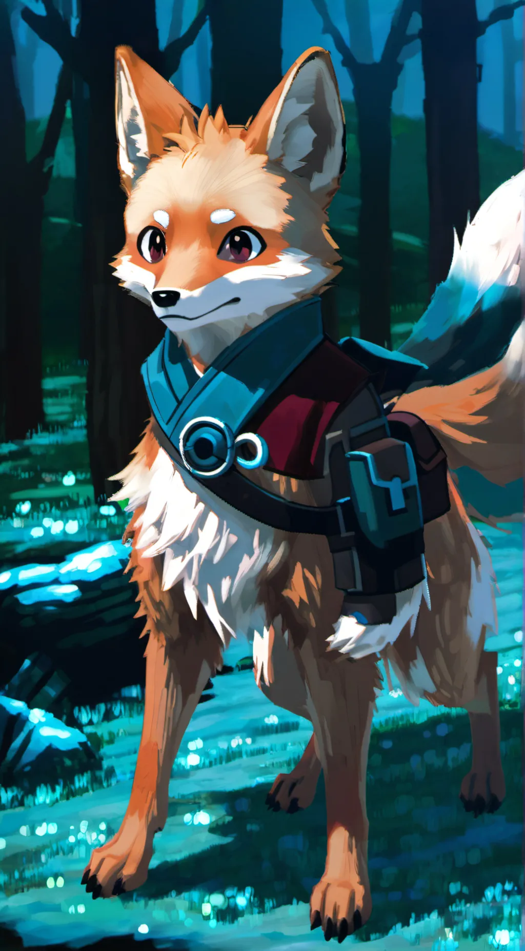 ai character: Rose The Fox! background