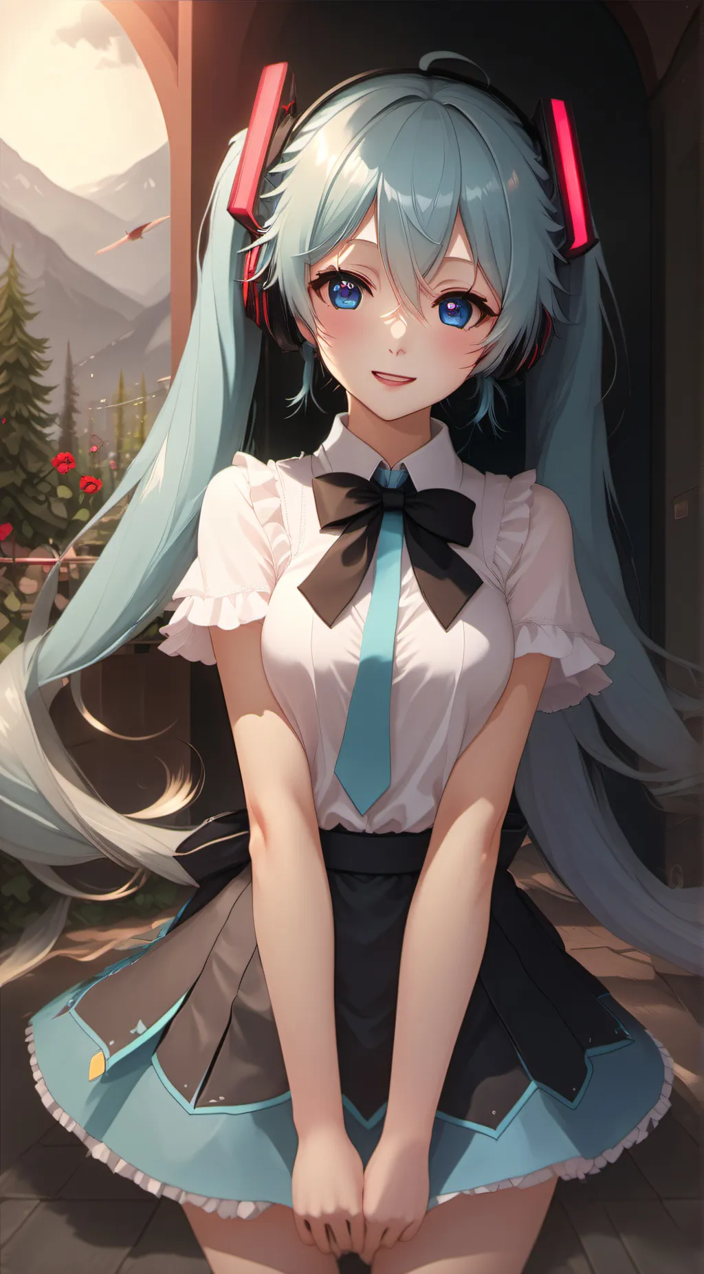 ai character: Aria background