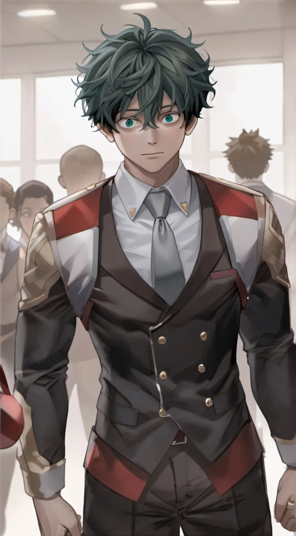 ai character: deku background