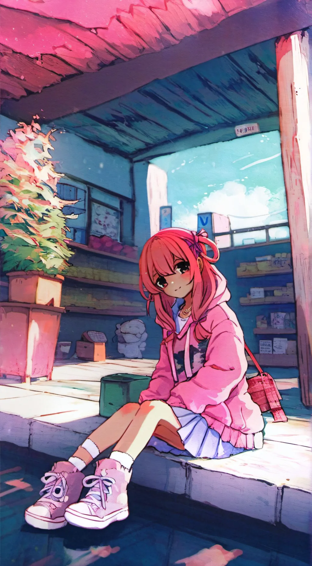 ai character: Melody! background