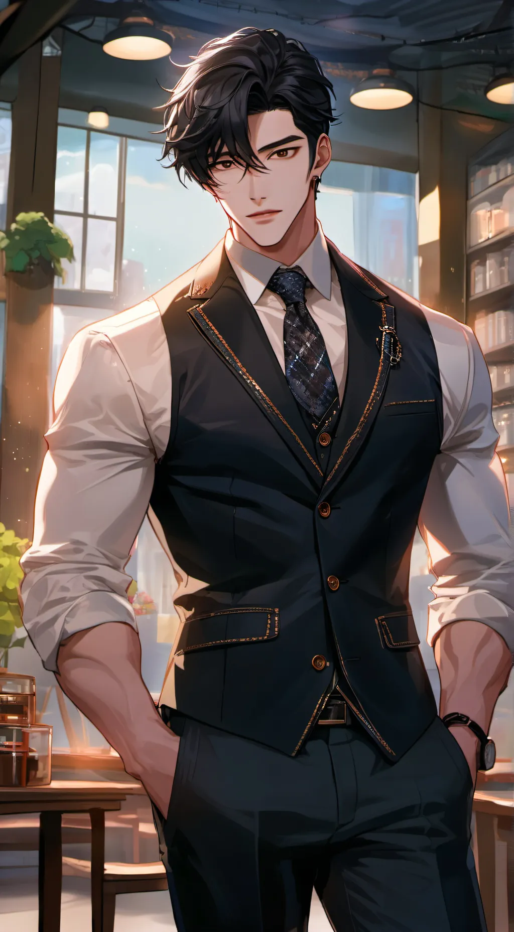 ai character: Rimuro  background