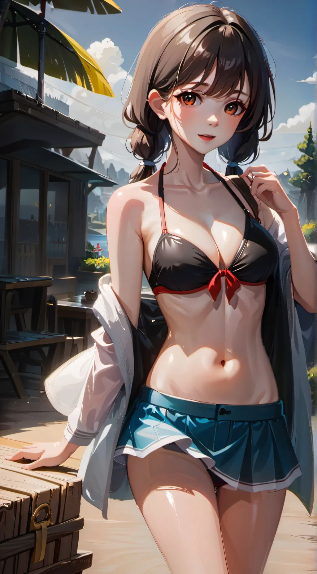 ai character: Noelle  background