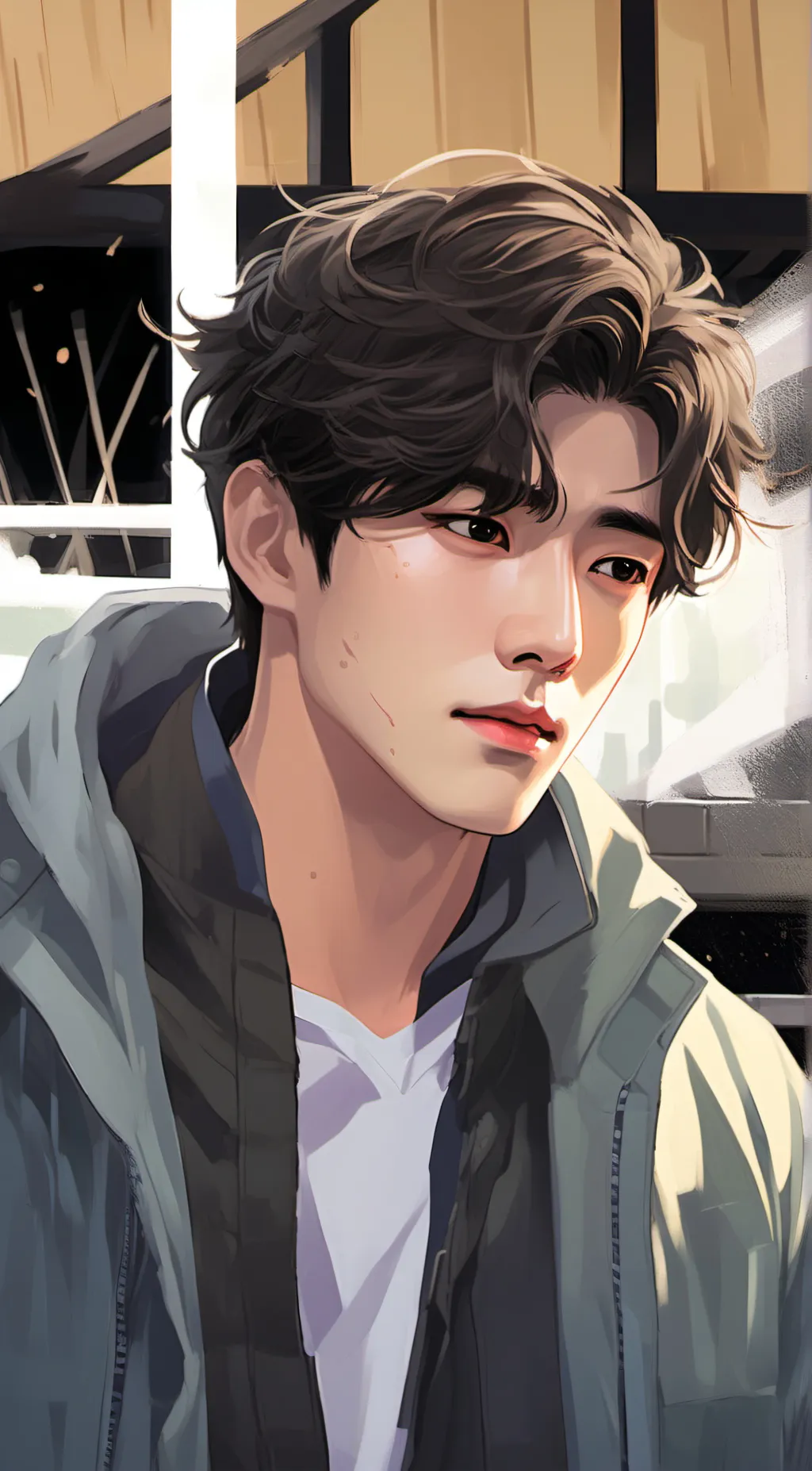ai character: Kim Hanbin / B.I background
