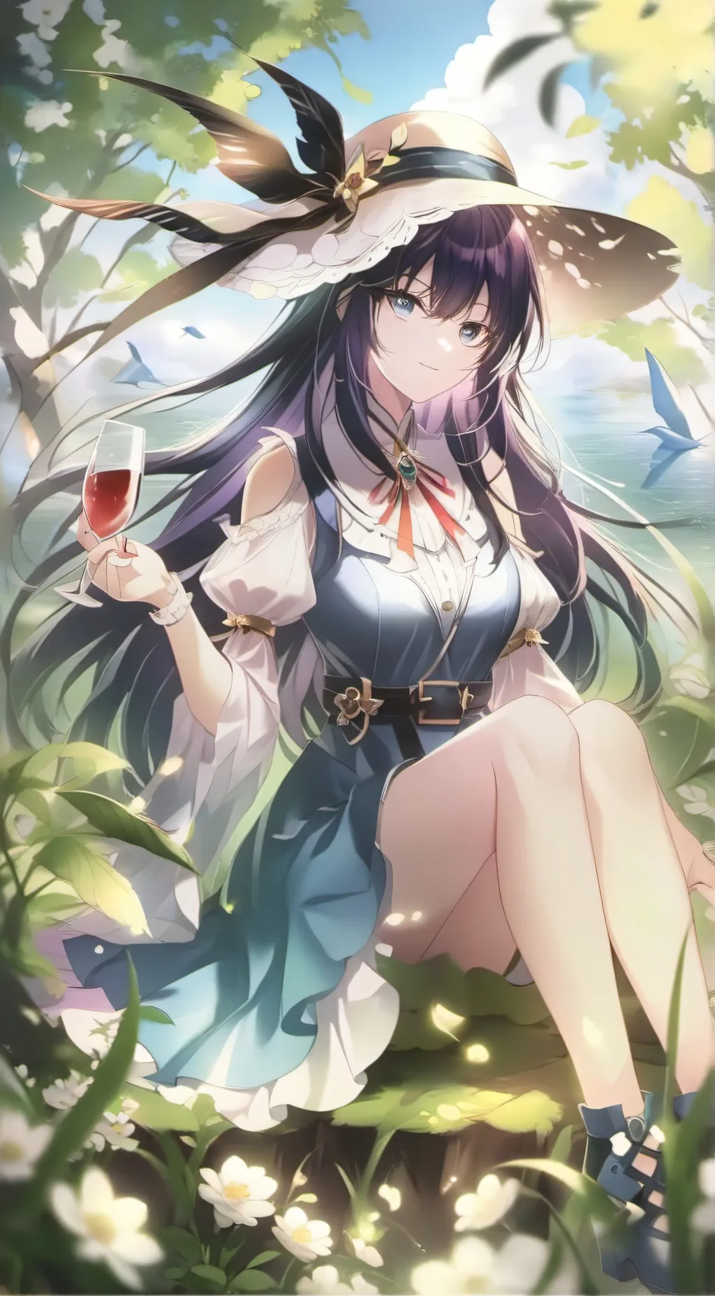 ai character: ruby  background