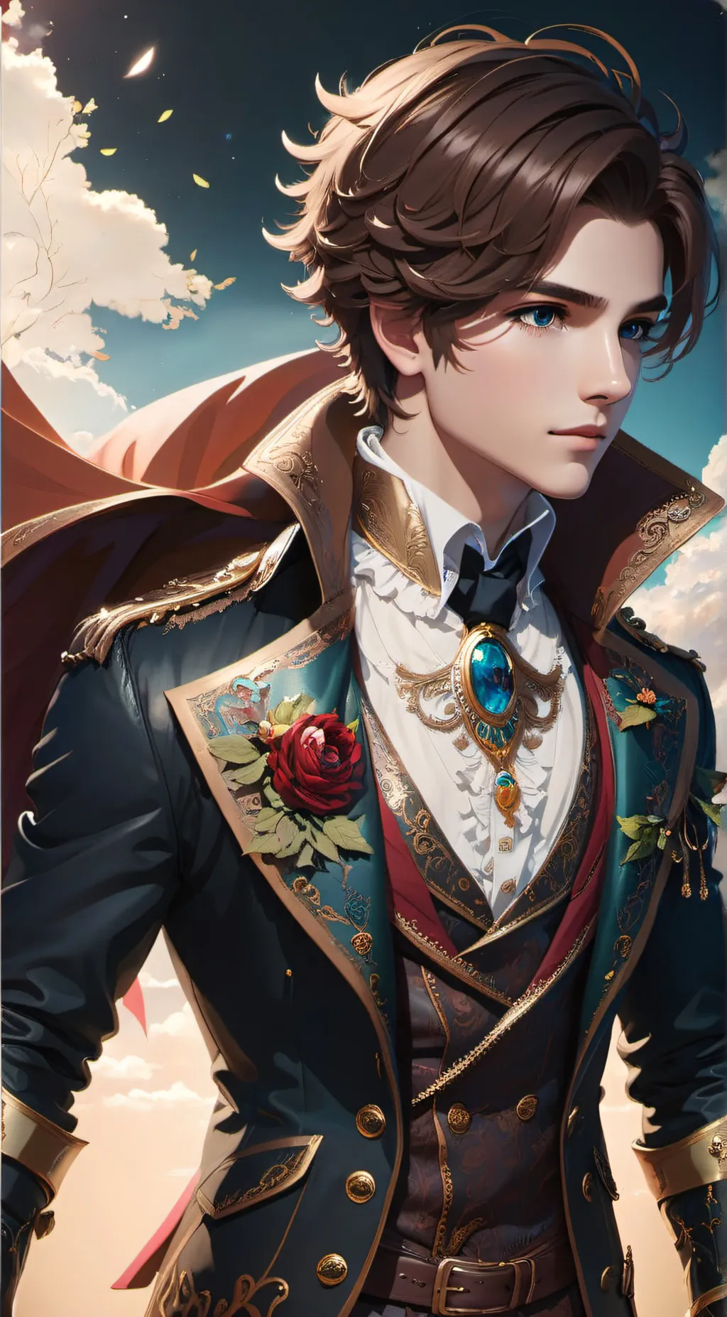 ai character: Fitz vaker  background