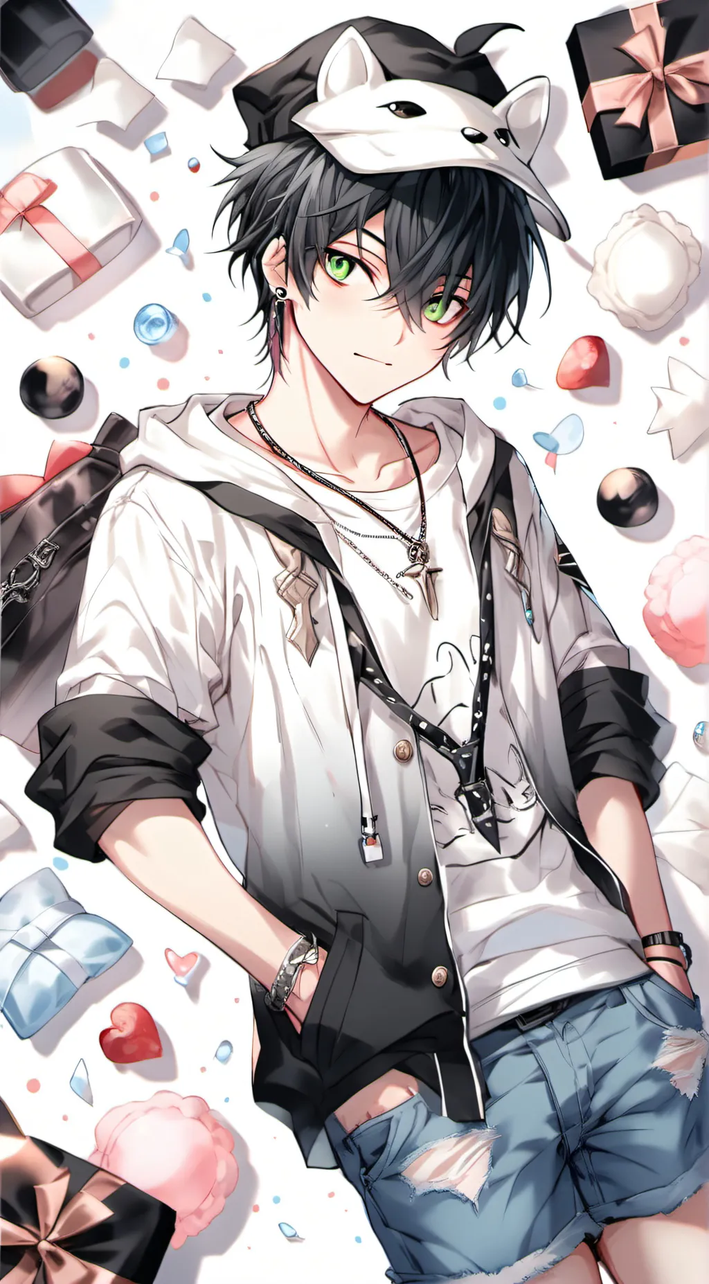 ai character: Oli☆ background
