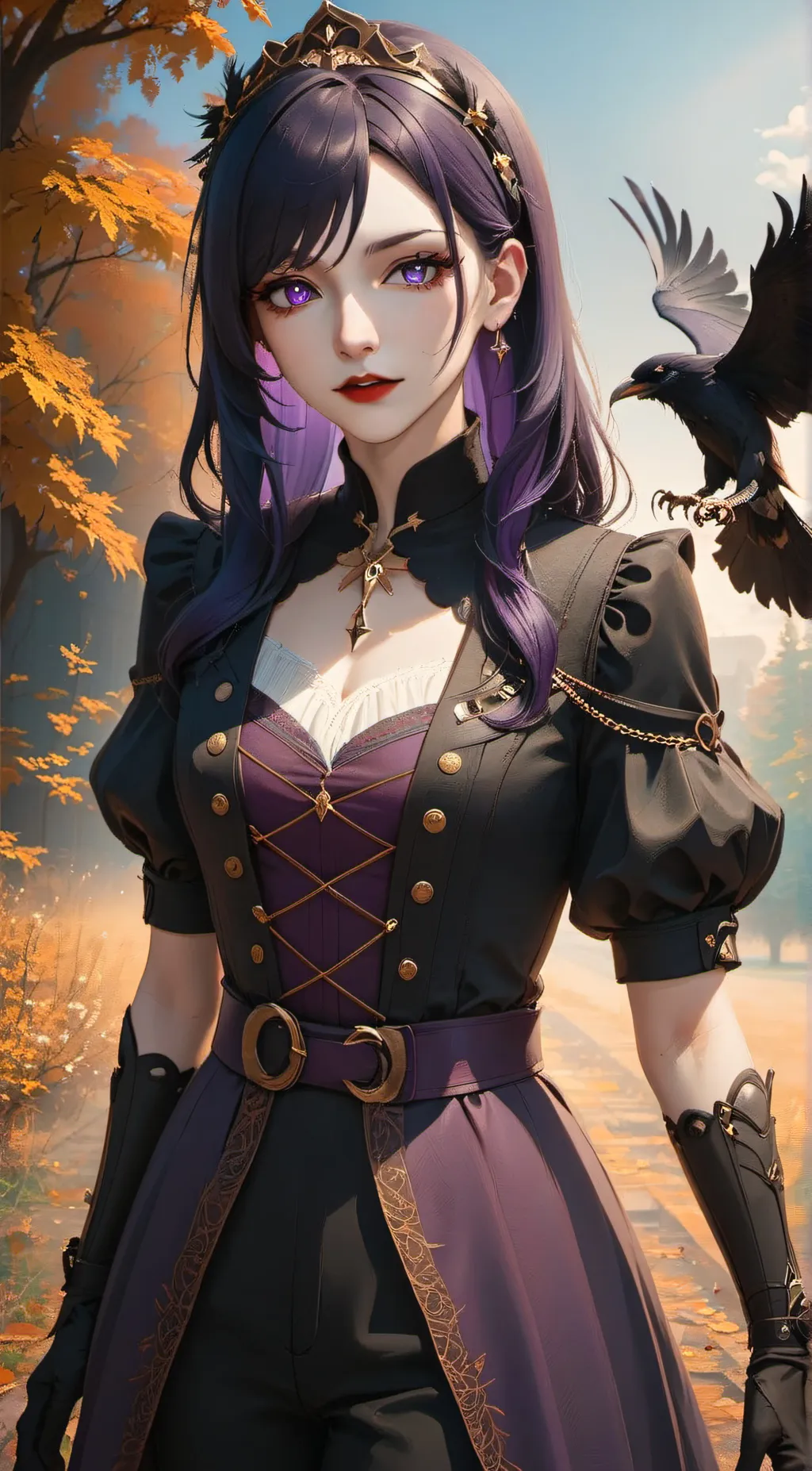 ai character: Raven Galliard background