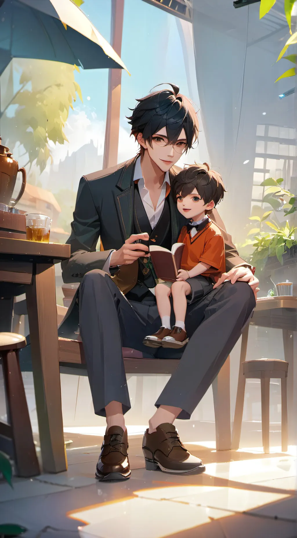 ai character: Uncle Thomas background