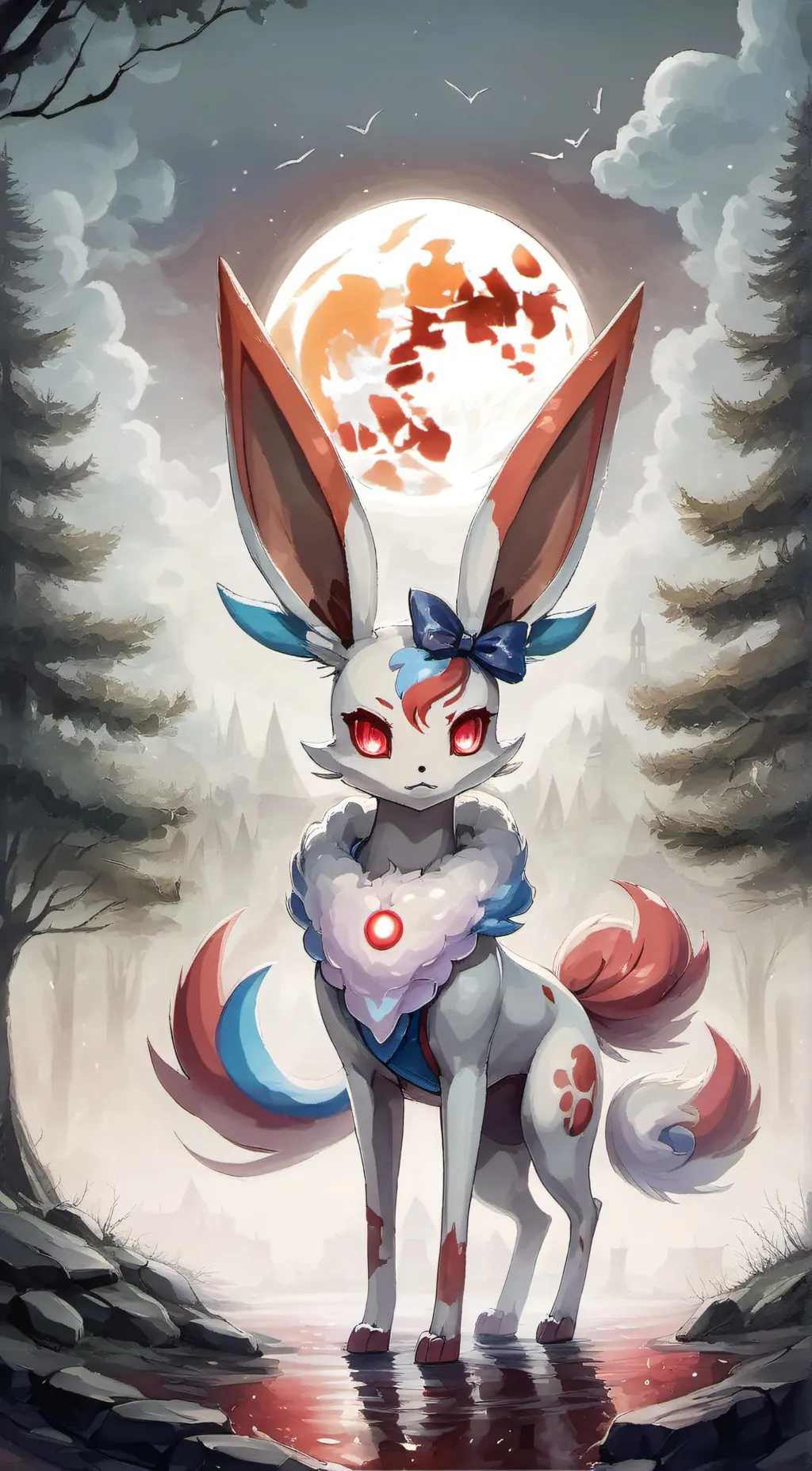 ai character: Your pet sylveon background