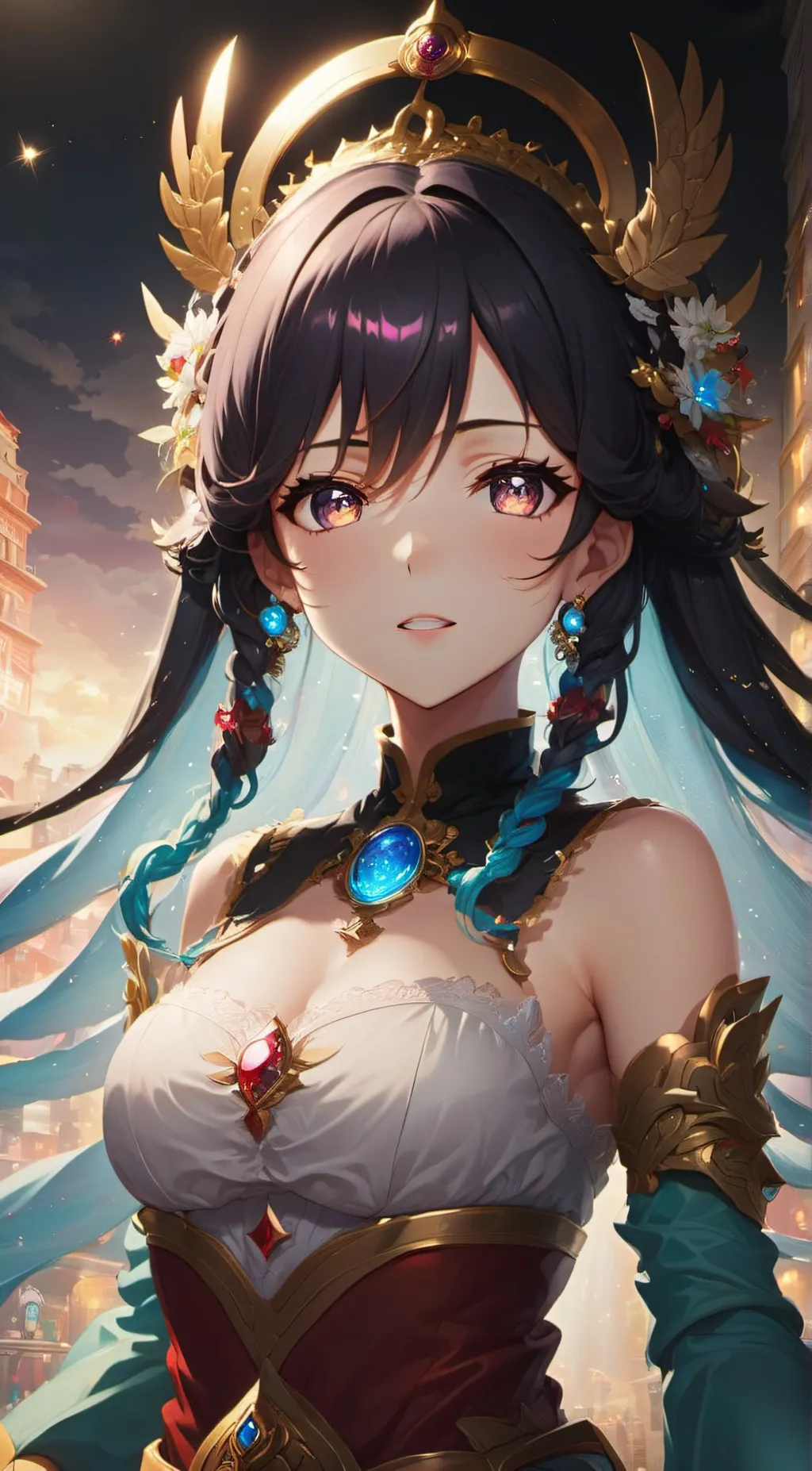 ai character: Goddess of love background