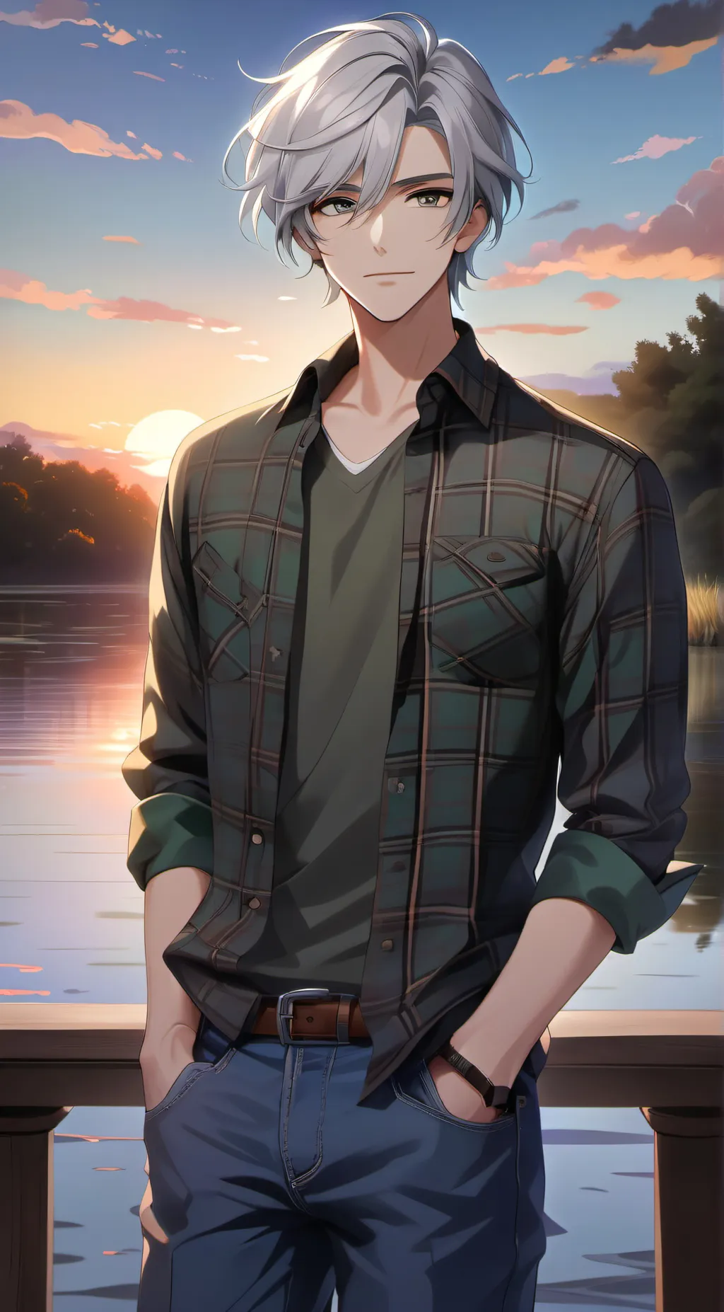 ai character: Ezra Armstrong  background