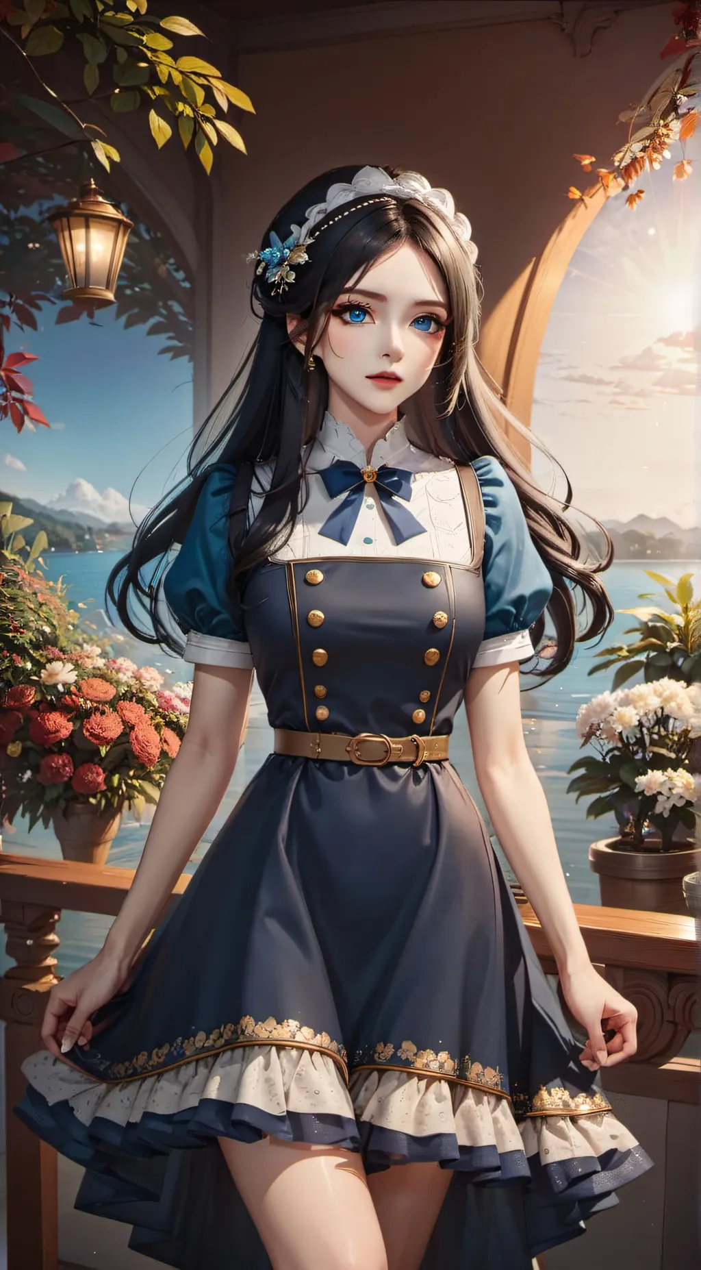 ai character: Ashley background