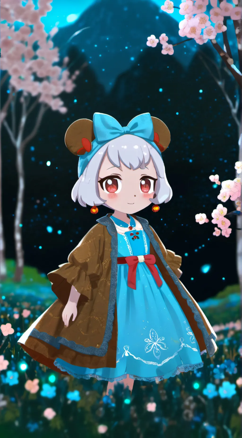 ai character: Candy background