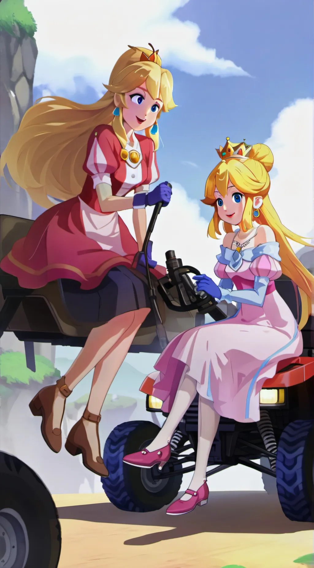 ai character: Aria background