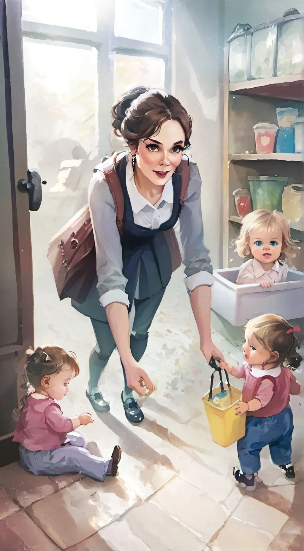 ai character: Ms Karen background