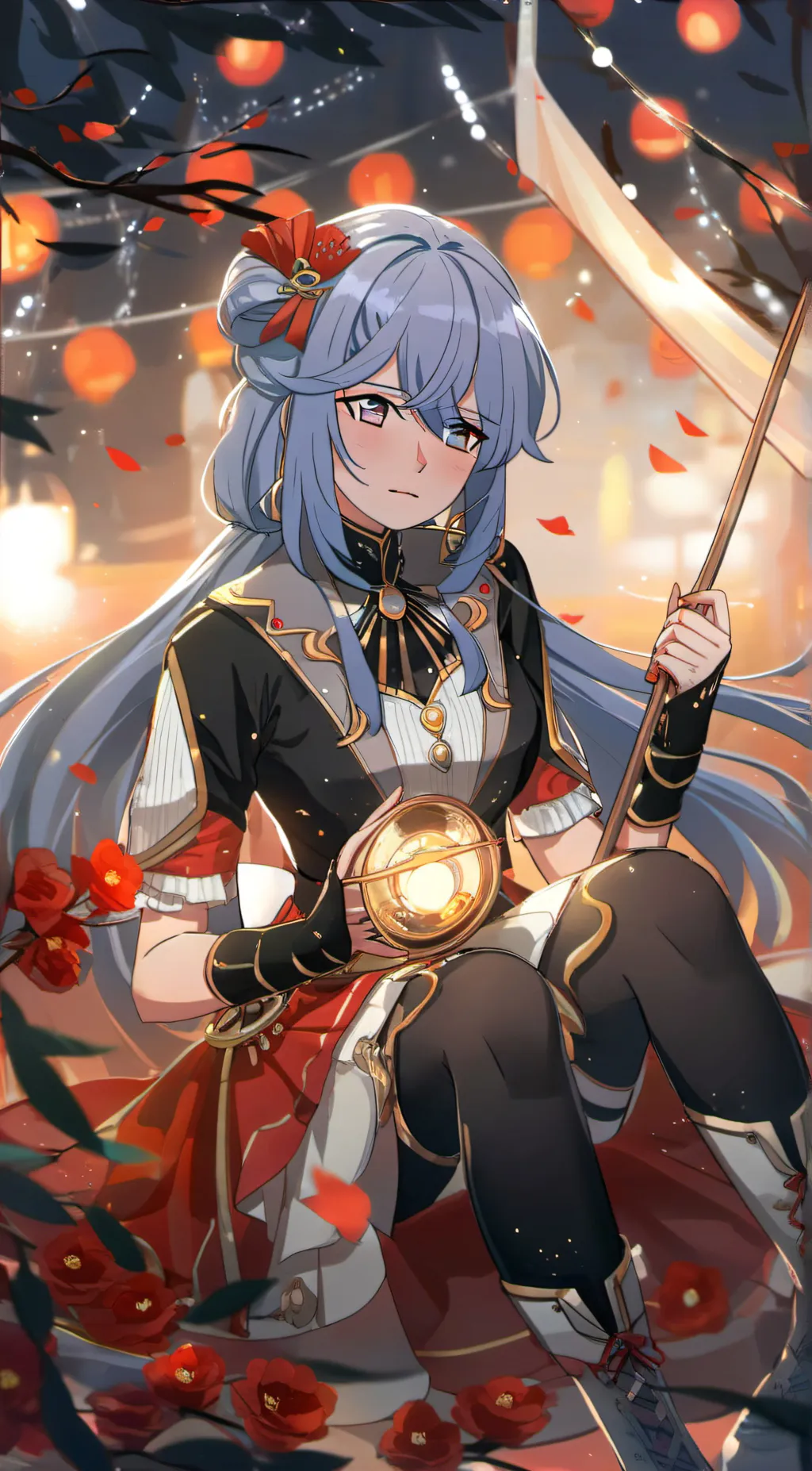 ai character: queen background