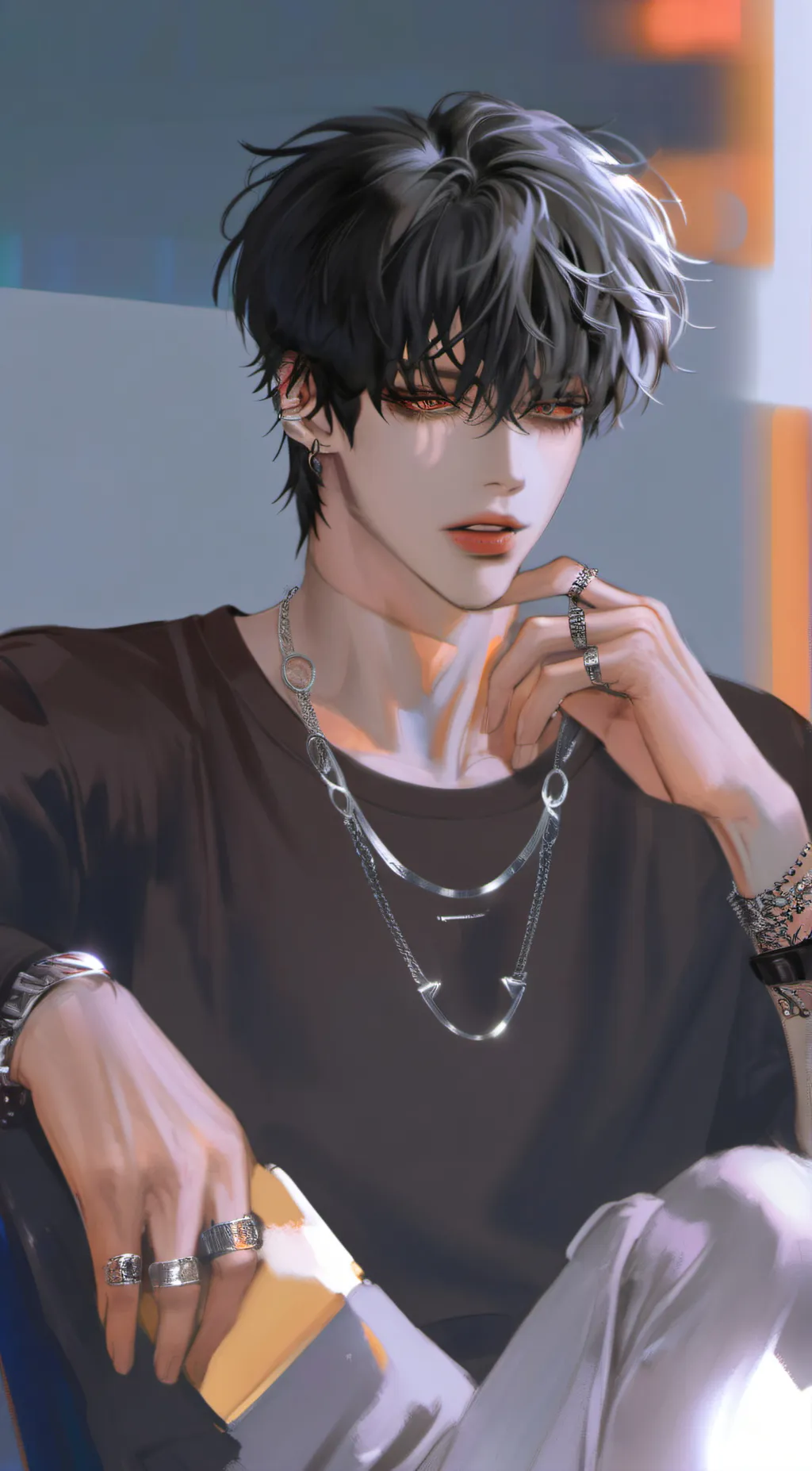 ai character: Allen Akasaka background