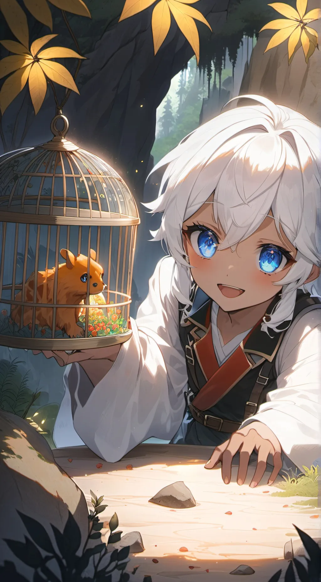 ai character: Oliver background