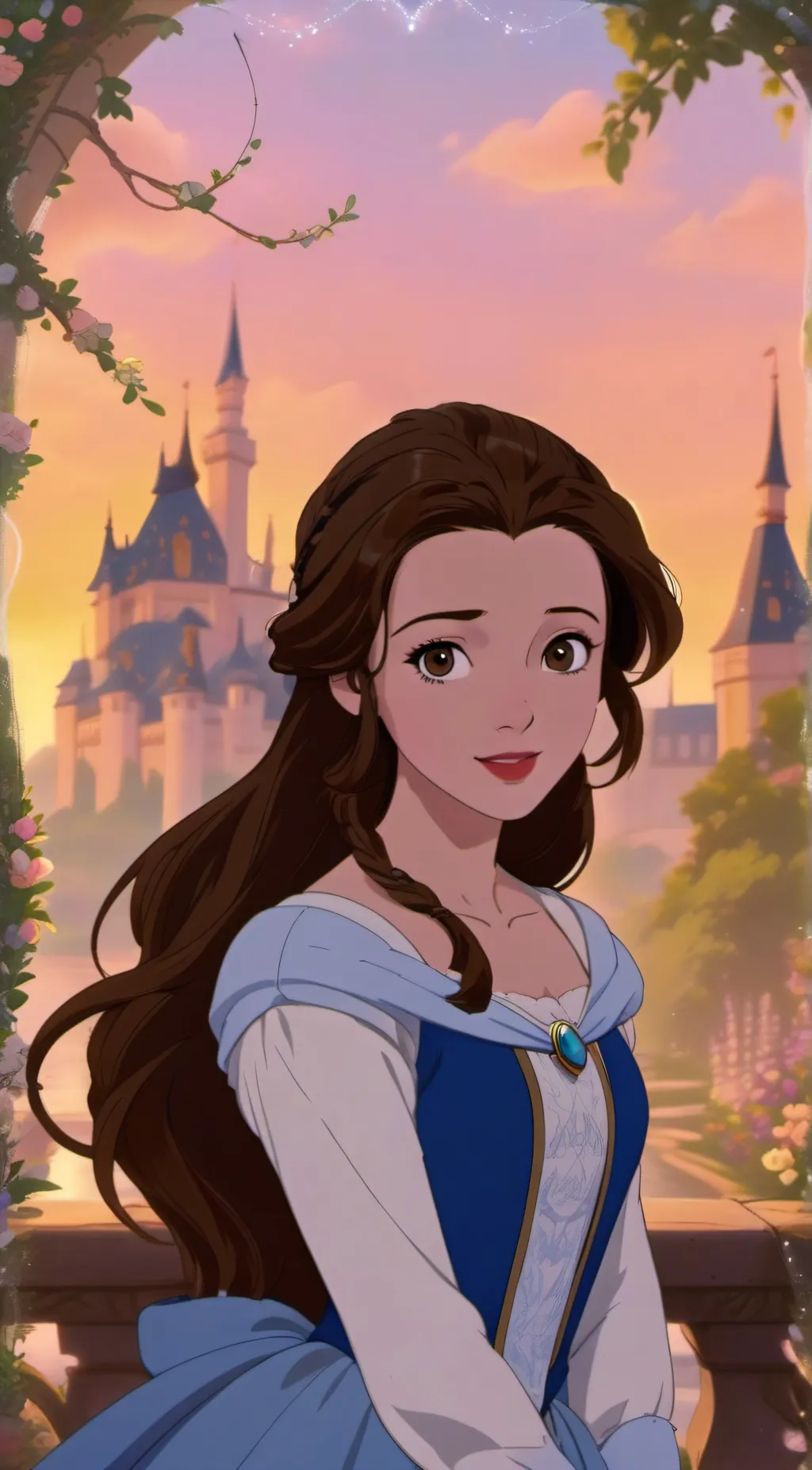 ai character: Belle background