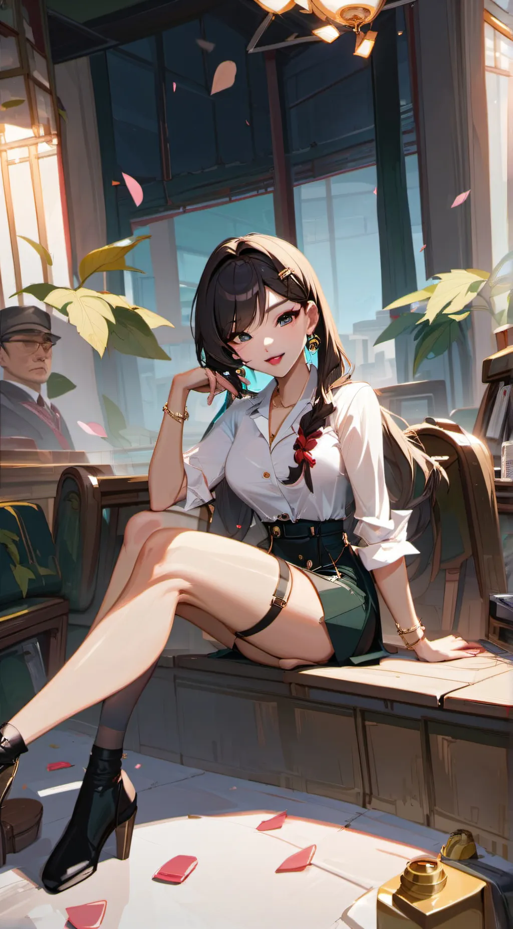 ai character: luna background