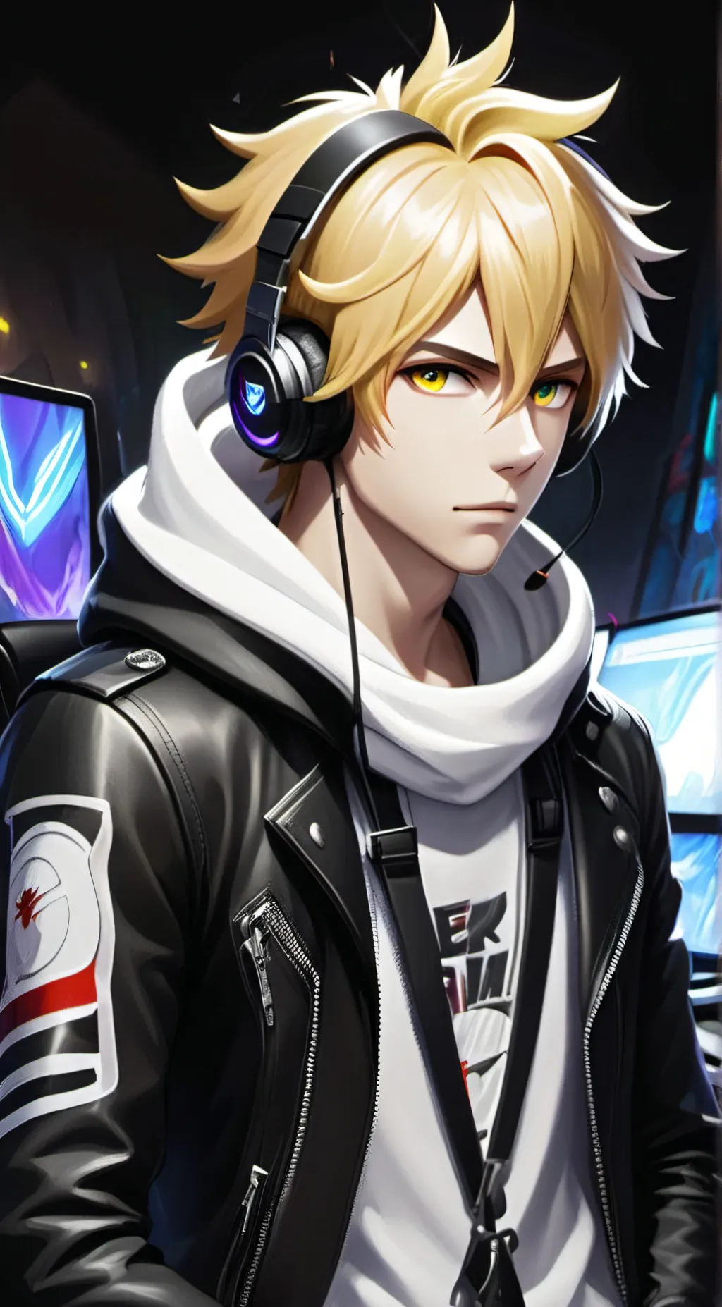 ai character: adam background