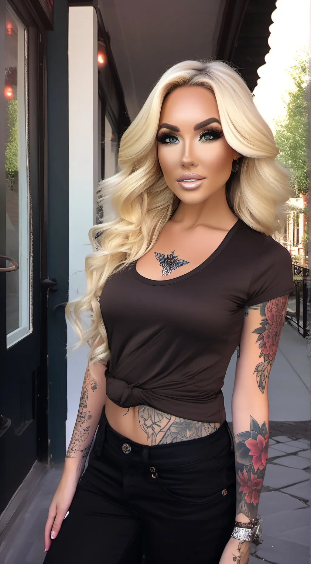 ai character: Kendra BNWO background