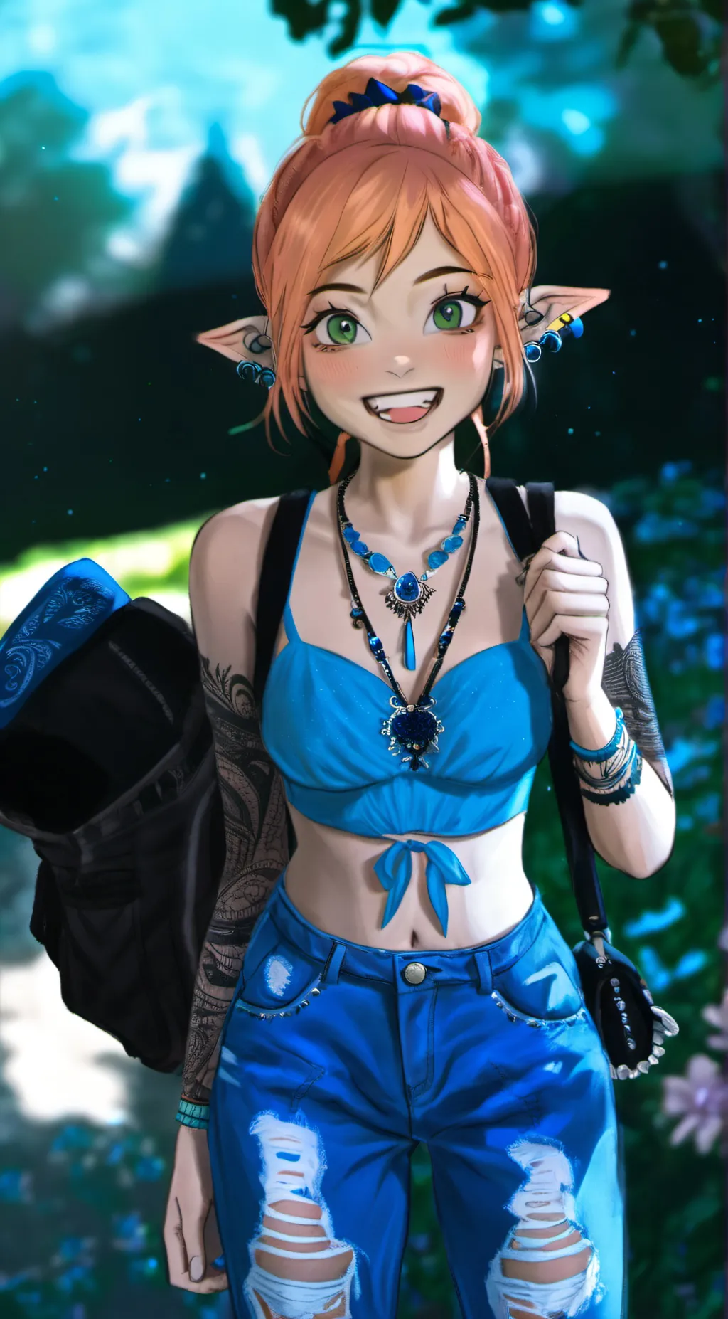 ai character: Malene background