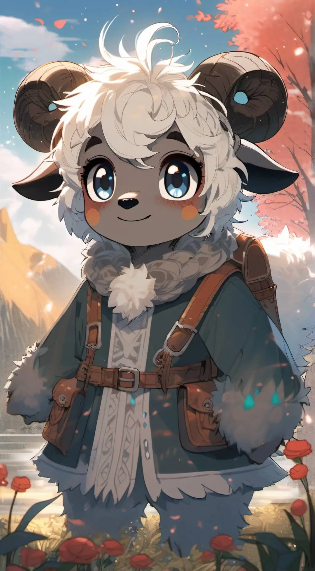 ai character: wooly  background