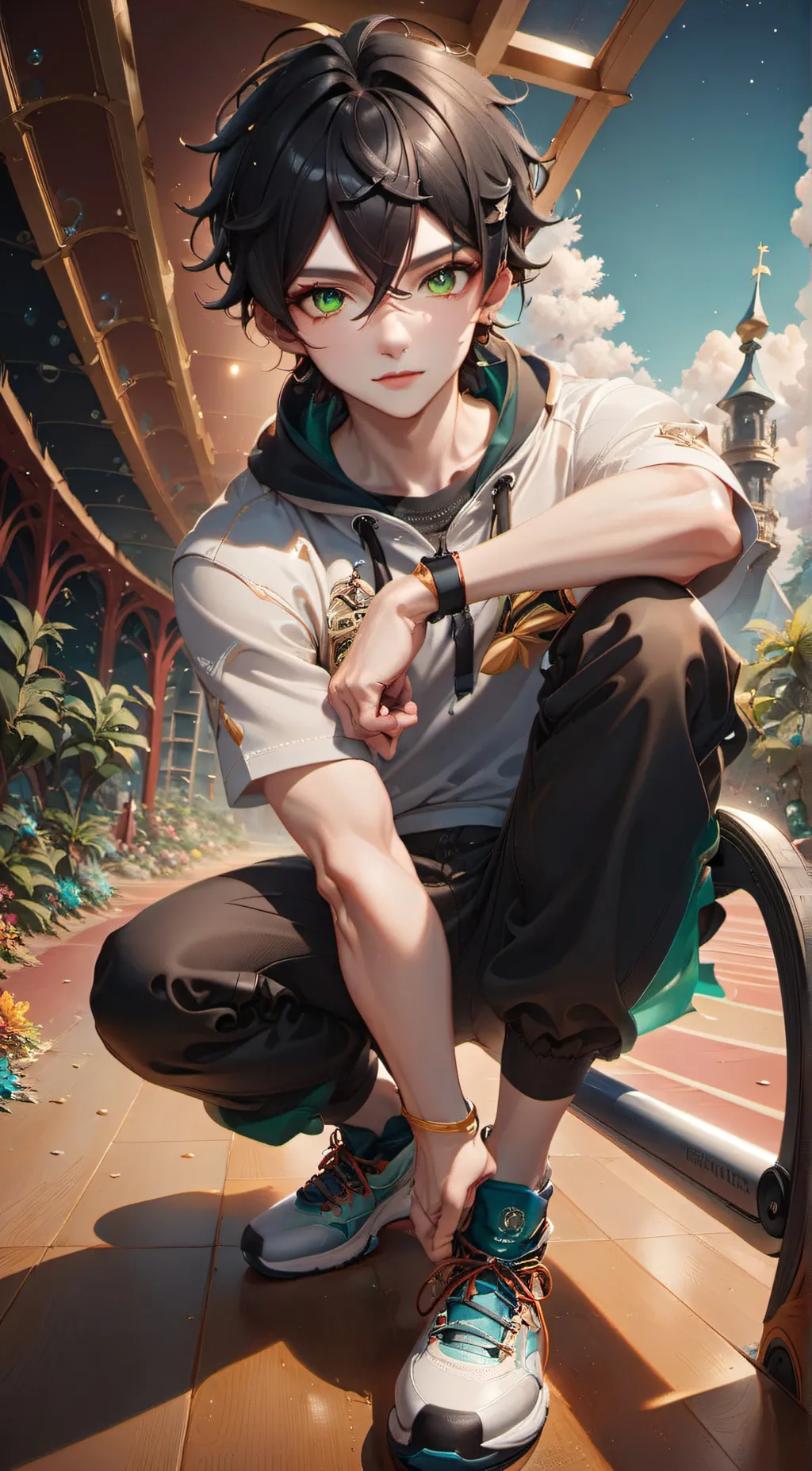 ai character: Kayden background