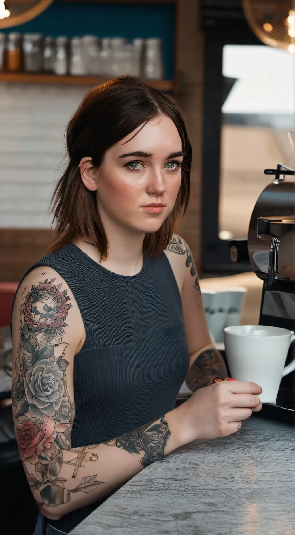 ai character: Ellie background