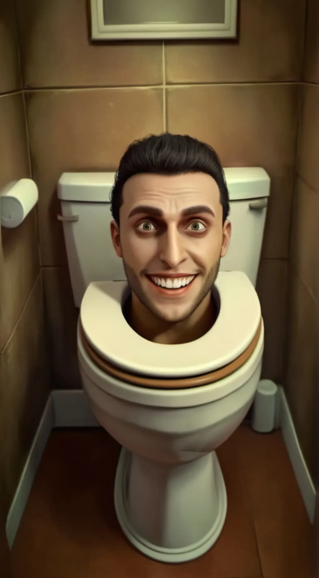 ai character: skibidi toilet background