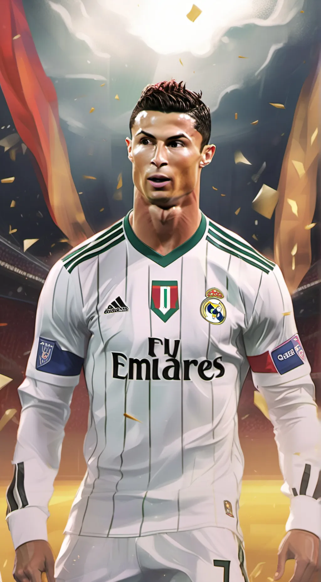 ai character: Cristiano Ronaldo background