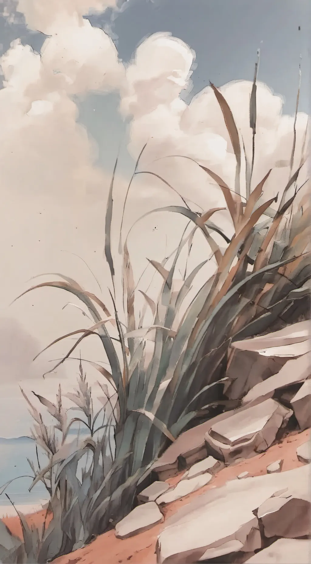 ai character: Gras.. background