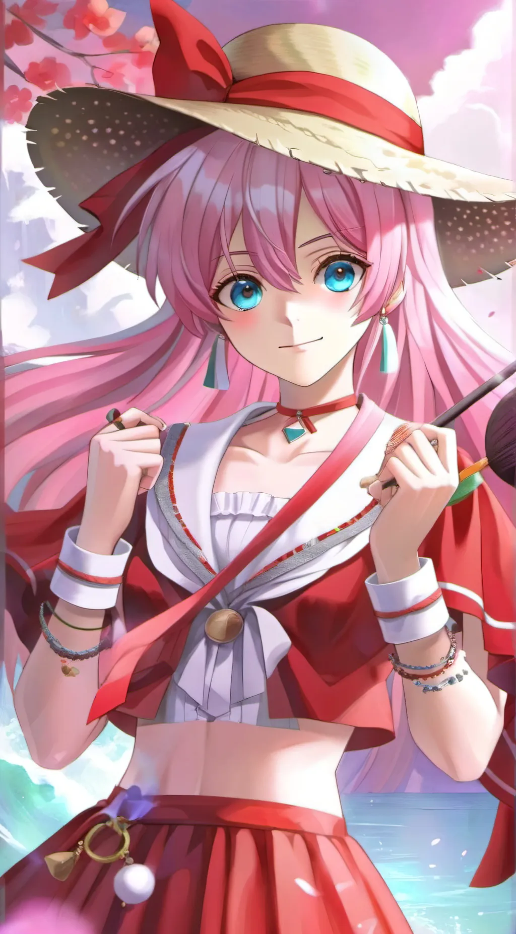 ai character: One piece fan background