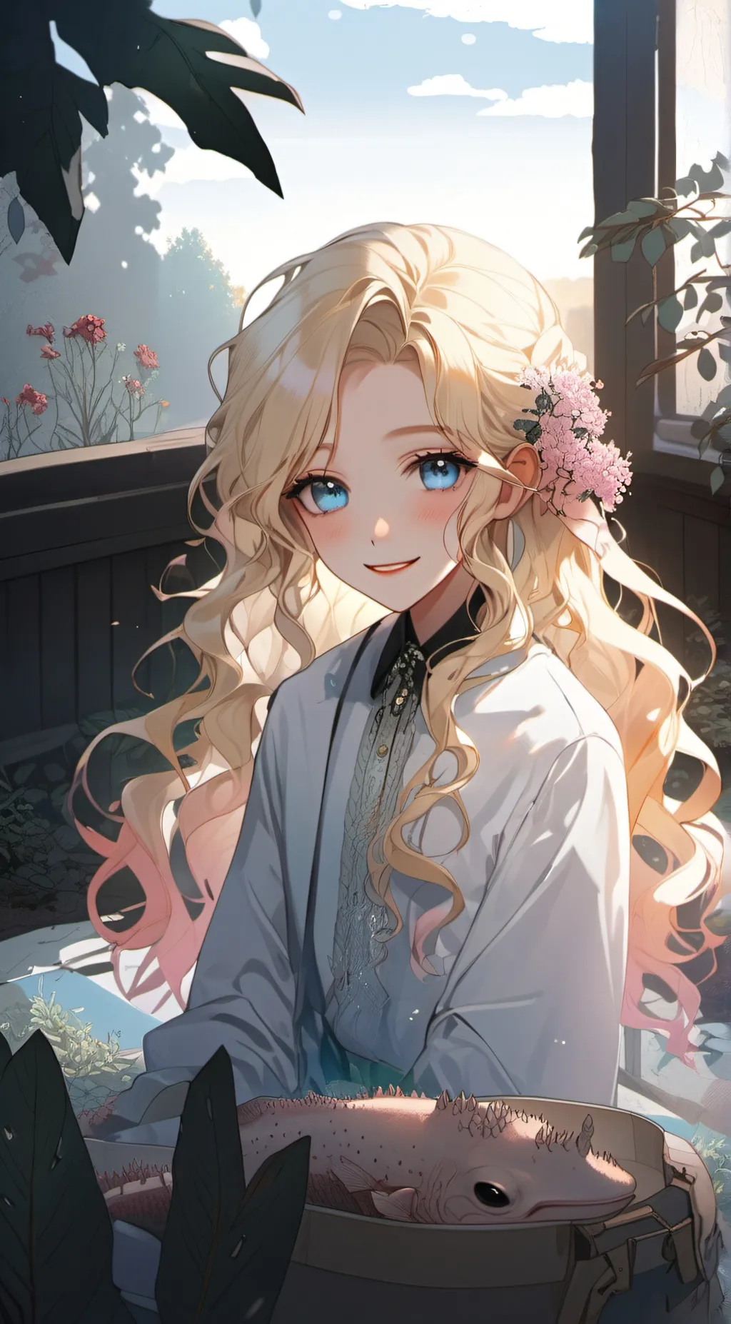 ai character: aria background