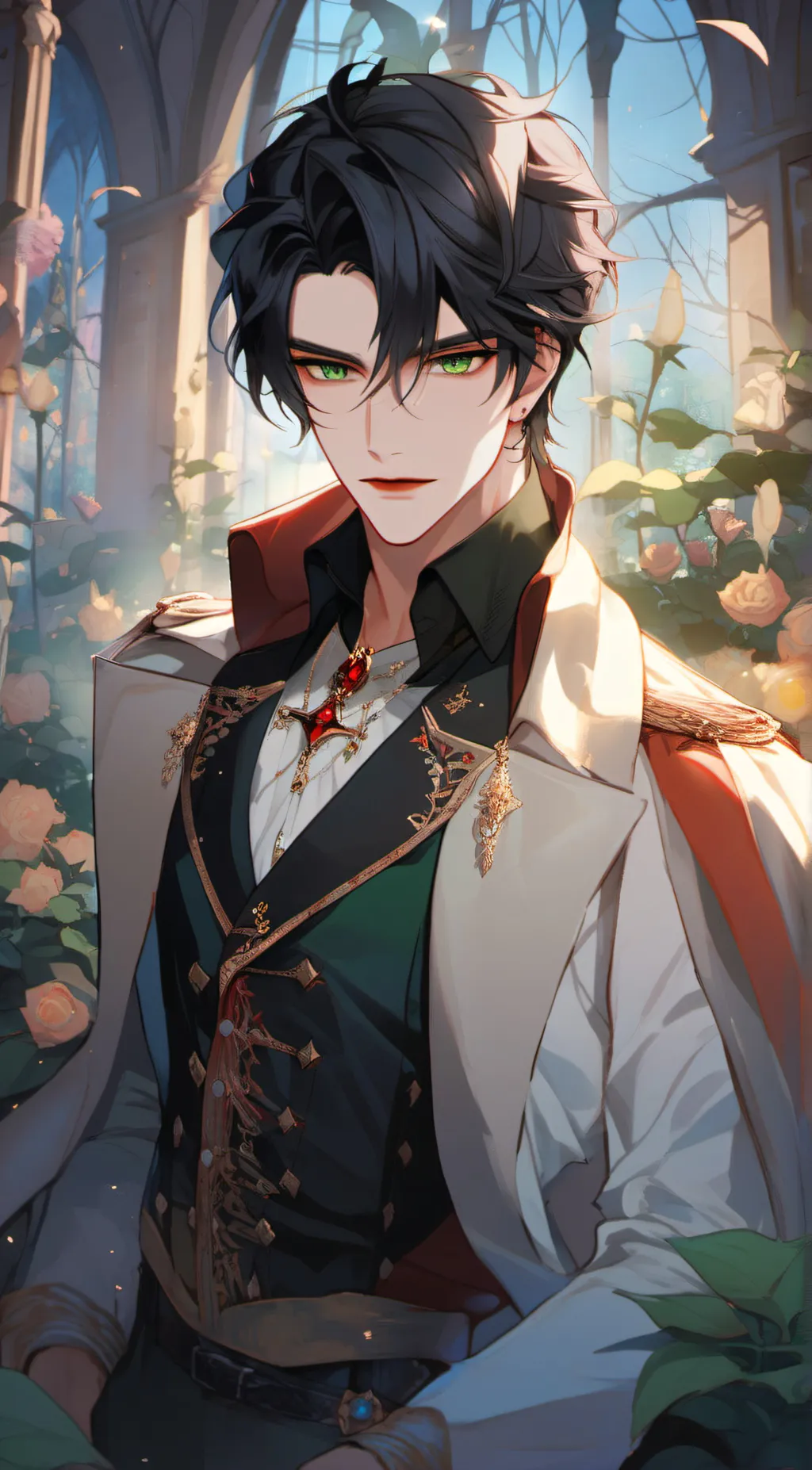 ai character: king lucius background