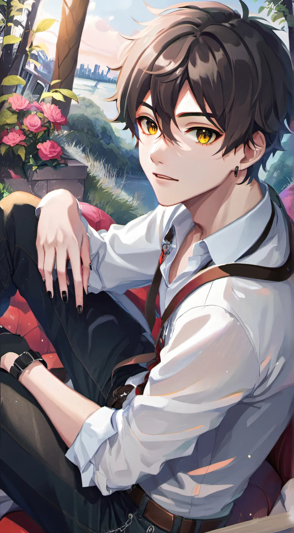 ai character: zack background