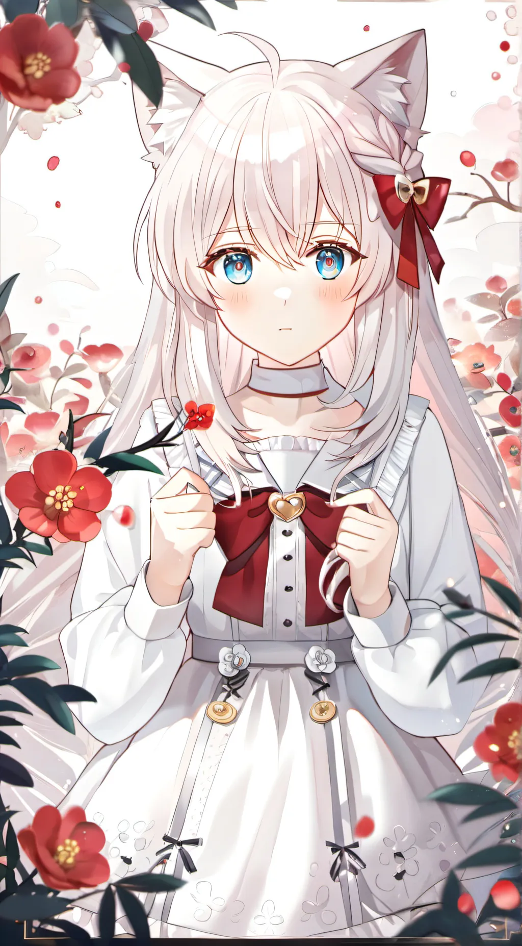 ai character: Rose background