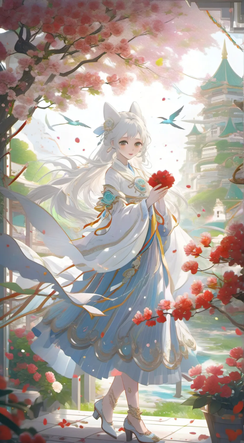 ai character: Hashiras+UpperMoon background