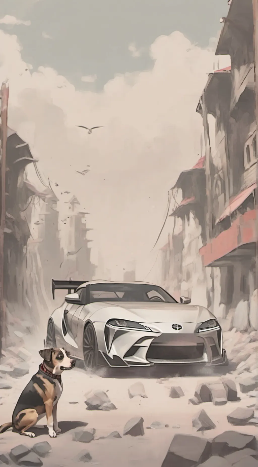 ai character: supra background